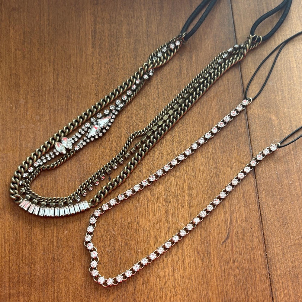 Chloe + Isabel Stretch Elegant Gold and Silver Headband Set
